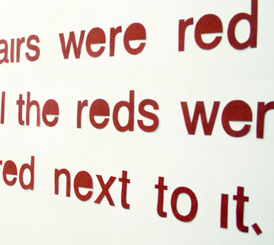 wall text