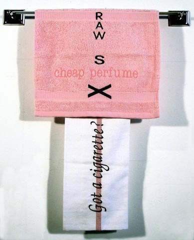 embroidered towels
